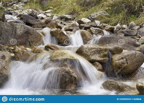 Mountain Waterfall In The Forest Waterfall View Waterfall In