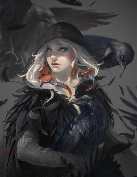 A Gathering Of The Crows Fariba Khamseh Character Art Concept Art Characters Witch Characters