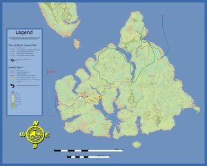 Isla Sorna Map S F Notes And Annotations Jurassic Pedia Jurrasic