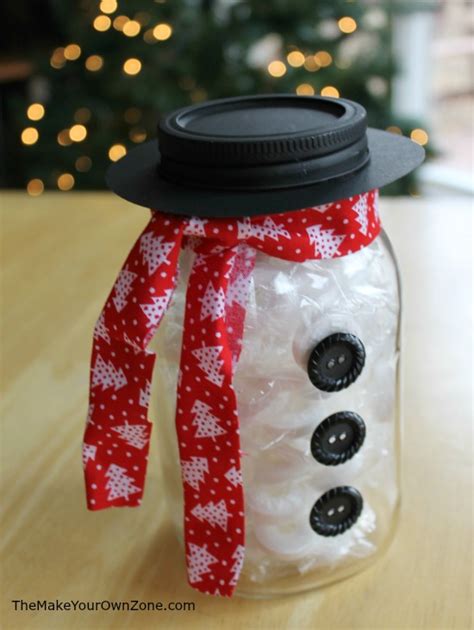 Holiday Snowman Jars The Make Your Own Zone