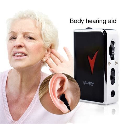 Pocket Digital Hearing Aid Adjustable Best Sound Amplifier