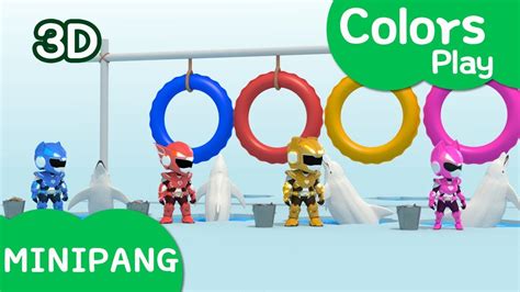 Learn Colors With Miniforce Colors Play Color Dolphin Jump Ice