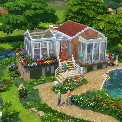 Sims House Design Ideas House 77 Level 2 Sims Simsfreeplay Simshousedesign Casa Sims Casas The