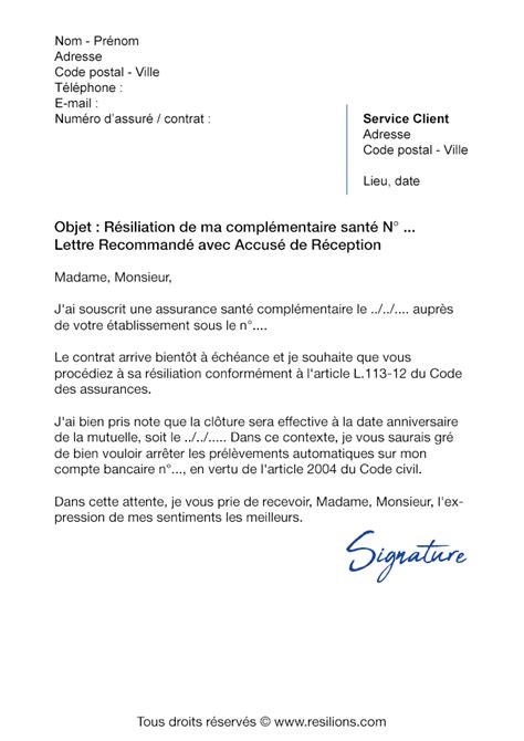 Ce modèle de lettre est adapté pour les différents motifs de résiliation d'assurance automobile et d'assurance habitation. Lettre de résiliation Mutuelle AXA - Modèle gratuit PDF et ...