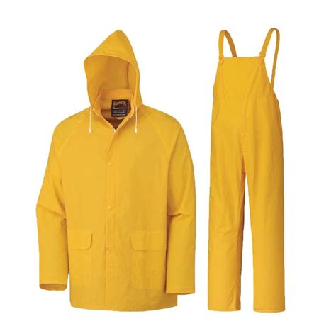 Pioneer Unisex 5xl Yellow Rain Suit In The Rain Gear Department At