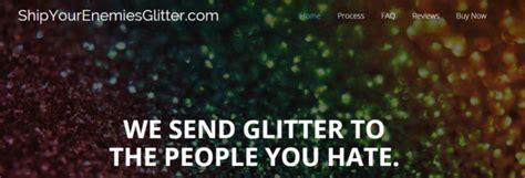 This Website Allows You To Send Irritably Filled Glitters Envelope To