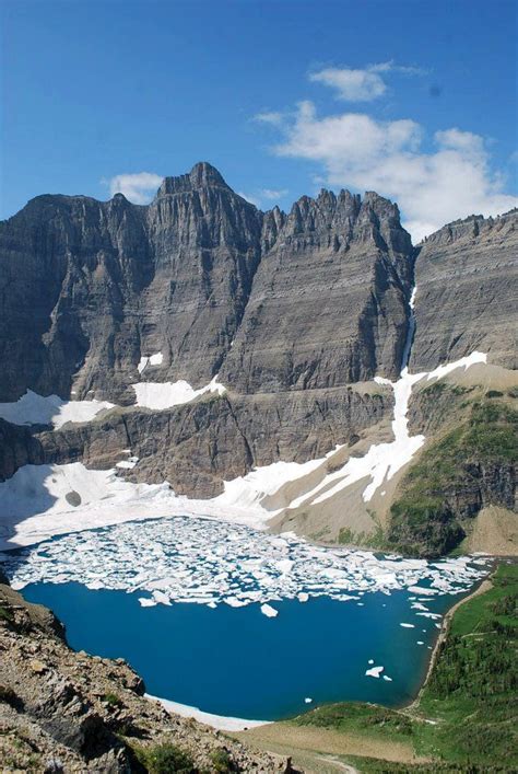Glacier National Park Shangri La And Iceberg Lake