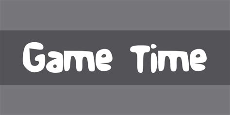 Game Time Font Zillion