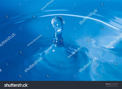 Water Splash Blue Color Column Water Stock Photo 232780678 Shutterstock