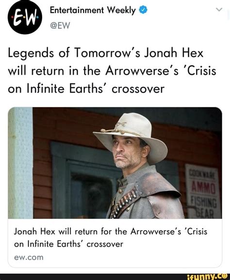Legends Of Tomorrows Jonah Hex Will Return In The Arrowverses Crisis