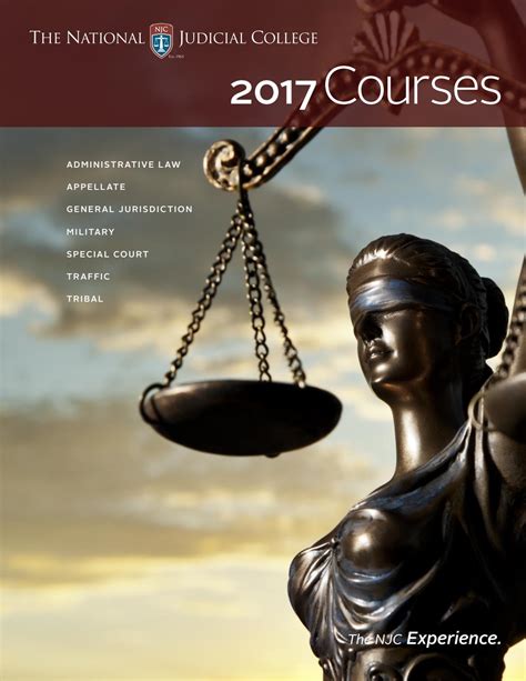 Njc 2017 Course Catalog By The National Judicial College Issuu