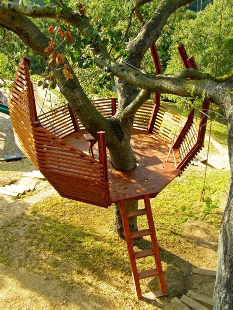 21 Unbeliavably Amazing Treehouse Ideas That Will Inspire You Tree House Diy Backyard