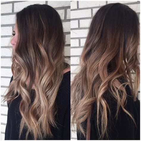 Ombre Hair Dark To Light Uphairstyle