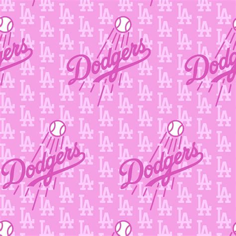Mlb Logo Los Angeles Dodgers 60 60398 Pink