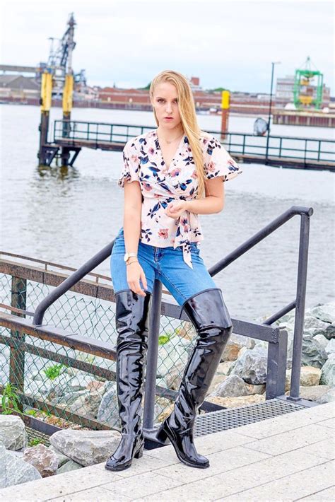 Acquo Of Sweden On Twitter Leather Thigh Boots Wellies Rain Boots Rainwear Fashion
