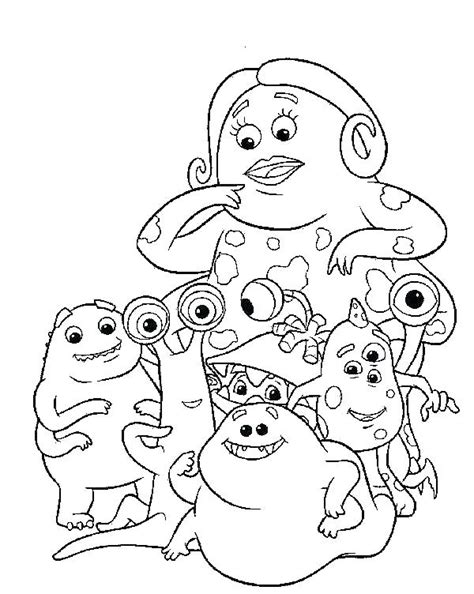 Monsters Inc Coloring Pages Mike At Free Printable