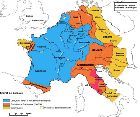 The Carolingian Empire Under Charlemagne 768 811 Full Size