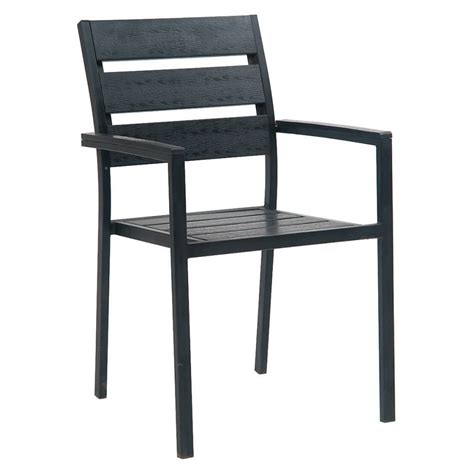 Free quotes before you buy! Black Metal Restaurant Patio Arm Chair