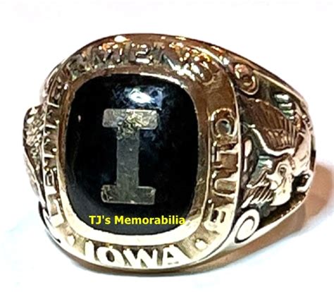 1971 Iowa Hawkeyes Baseball Lettermen Championship Ring Buy And Sell