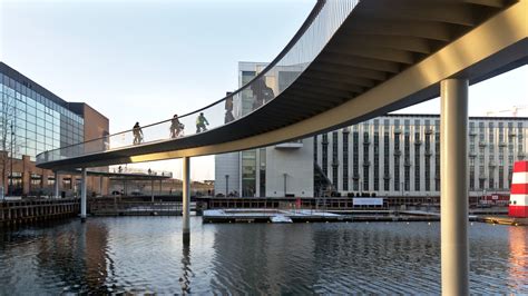 The Bicycle Snake Bridge By Dissingweitling ⋆ Copenhagen Architecture