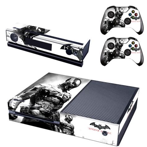 Batman Arkham Console Skin 2x Controller Stickers Decal Faceplate For