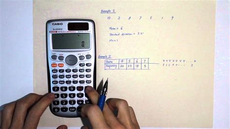 standard deviation calculator using mean casio calculator standard