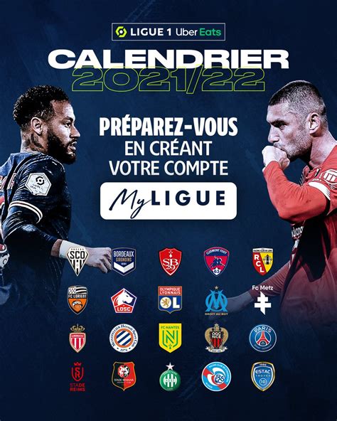 Faites d'eurosport votre destination pour les dernières infos football. Ligue 1 Uber Eats's tweet - "🚨 Calendrier 2021/2022 🚨 Le ...