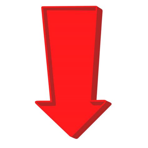 Red Arrow Pointing Down Stock Photos Pictures And Royalty Free Images