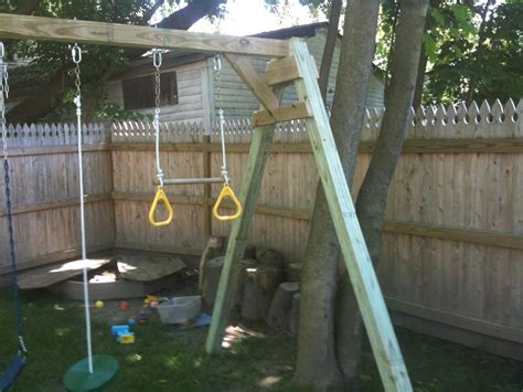 How To Build A Simple Swing Set Plans DIY Free Download Felt Rocking ...