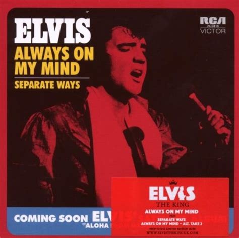 Always On My Mind Single Elvis Presley Songs Reviews Credits