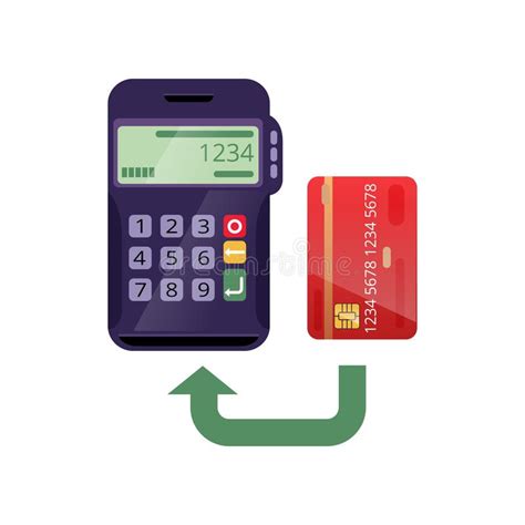 Comenity bank retail store cards. Illustration Of Payment Process With Credit Card Through POS-terminal. Easy Method Buying Goods ...