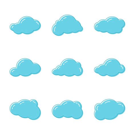 Best Silhouette Of A Cirrus Cloud Illustrations Royalty Free Vector