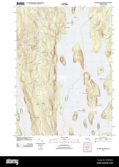 Massachusetts Usgs Historical Topo Map Ma Quabbin Reservoir 20120527 Tm
