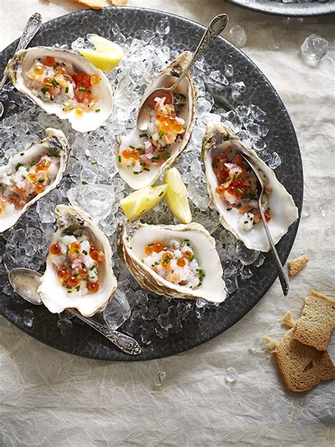 Oyster And Scallop Tartare Recipe Olive Magazine