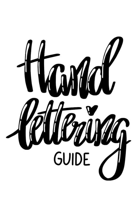 This graceful, fl owing hand is one of the most popular and versatile styles of calligraphy. Lettering Guide: 1x1 des Hand Lettering | Lettering, Kreativer schriftzug und Lettering lernen