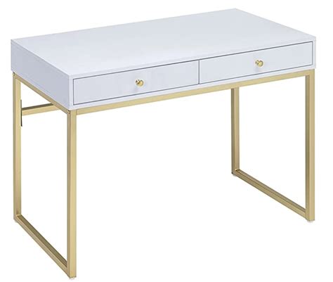 Five Best White And Gold Desks Style Your Senses