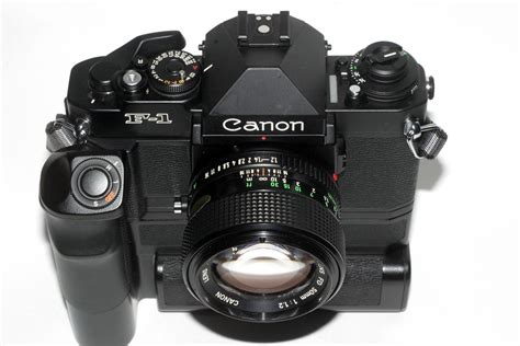 Canon F 1 New With Motor Drive And 50mm F12 Lens If You L Flickr