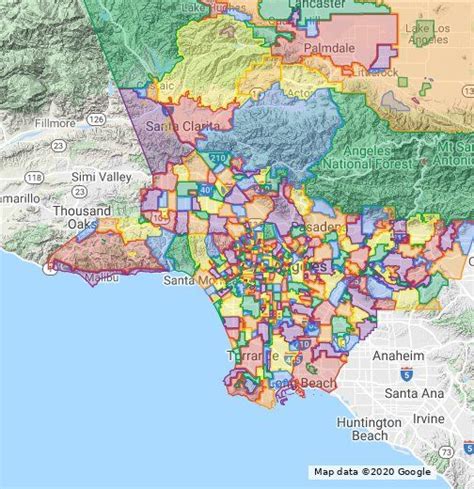 A Map Of Los Angeles Neighborhoods And Los Angeles County Communities