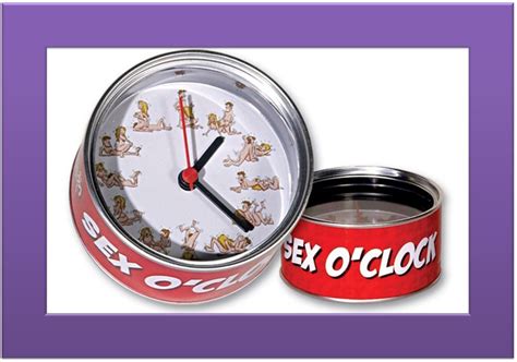 Novelty Clock Creative 24 Hours Sex Oclock Position Clock Adult Fun