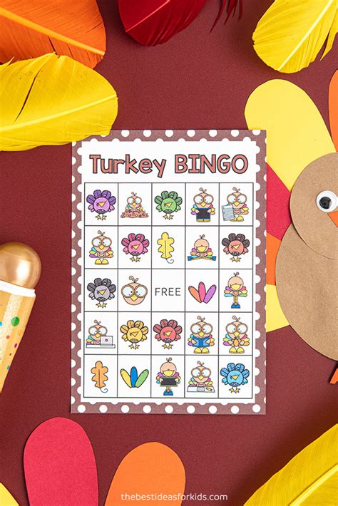 Turkey Bingo Free Printable The Best Ideas For Kids