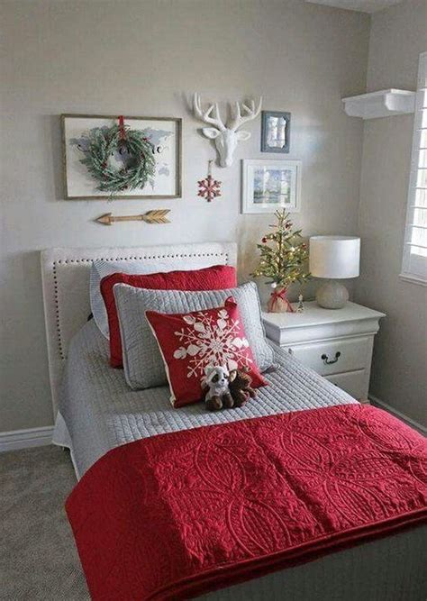 30 Christmas Bedroom Decor Diy Decoomo