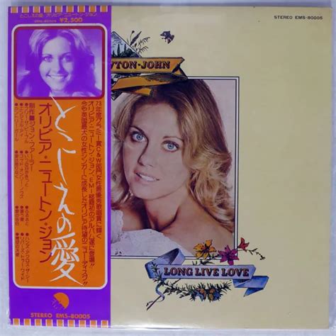 Olivia Newton John Long Live Love Emi Ems80005 Japan Obi Vinyl Lp 699