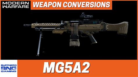 Mg5a2 Weapon Conversion Call Of Duty Modern Warfare Youtube