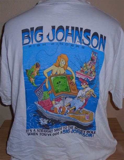 Vintage 1990s Big Johnson Fishing T Shirt Xl By Vintagerhino247 On Etsy