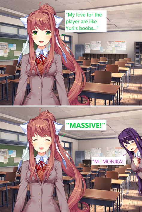 How Big Is Monikas Love For The Player Ddlc