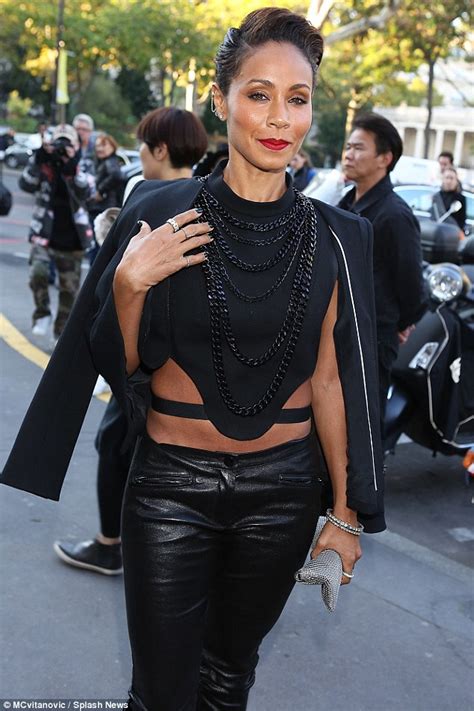 Jada Pinkett Smith Shows Off Her Figure At Paris Fashion Week Daily