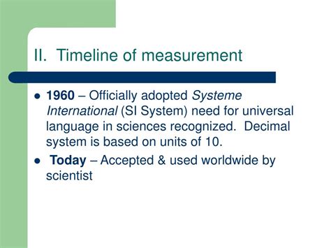 Ppt History Of Measurement Powerpoint Presentation Free Download