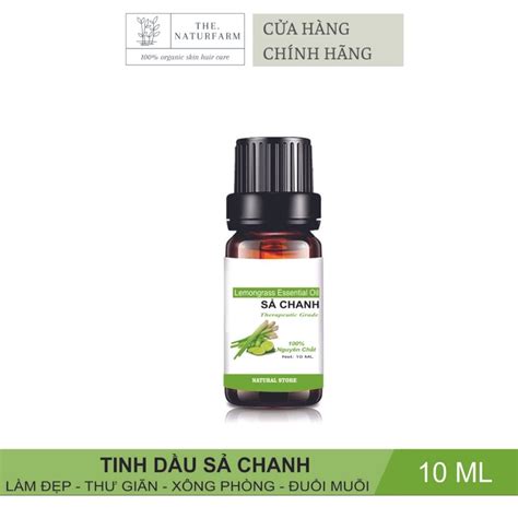 Tinh Dầu Sả Chanh 10ml Nguyên Chất Organic Lemongrass Essential Oil