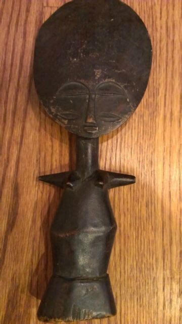 Genuine African Fertility Goddess Statueeffigy Ebay