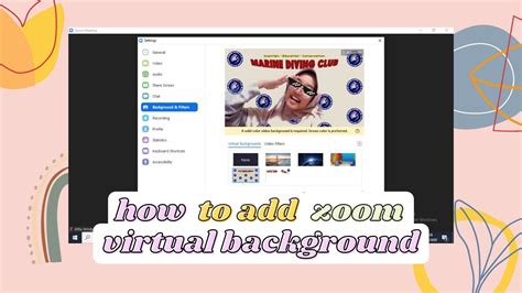 Mdc Tutorial How To Add Zoom Virtual Background Youtube